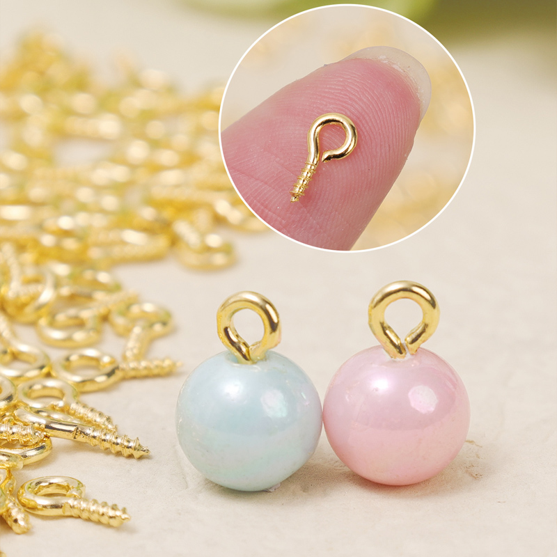 8/10mm Mini Screw Eye Pins Met - Jewelry Making Rivets avis et prix