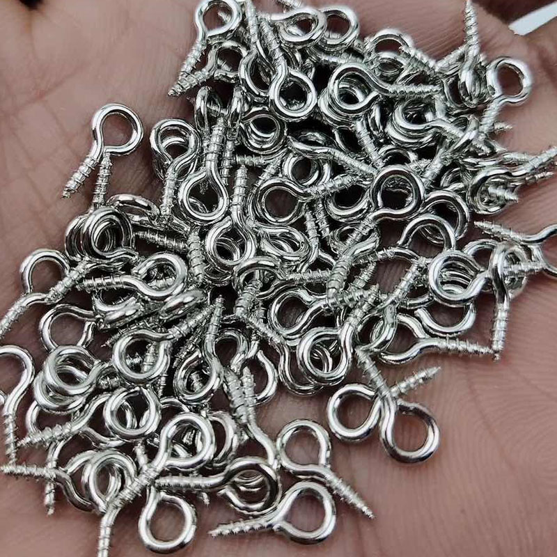8/10mm Mini Screw Eye Pins Met - Jewelry Making Rivets avis et prix