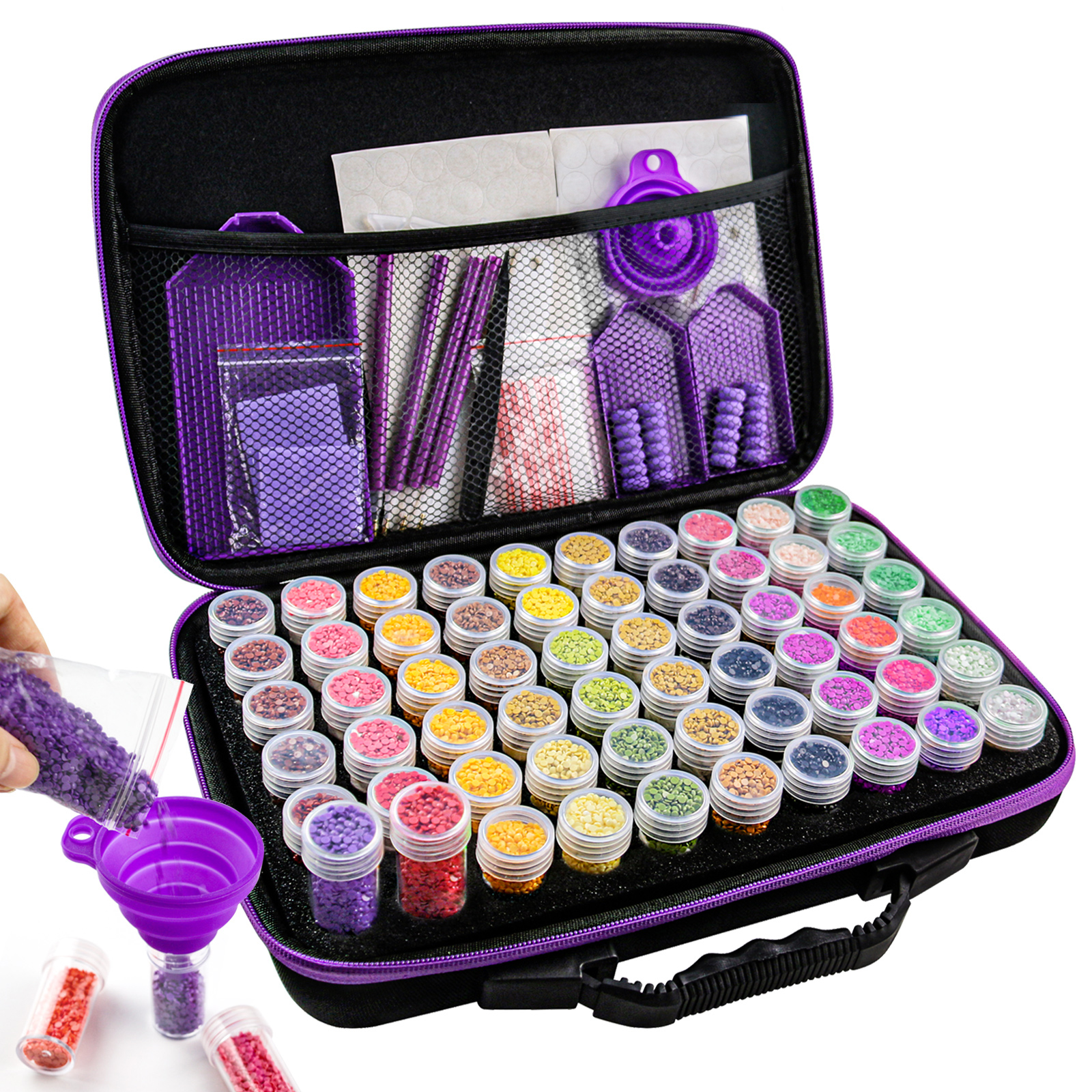 30/60/120 pieces diamond puzzl - Bead Organizer Tray avis et prix