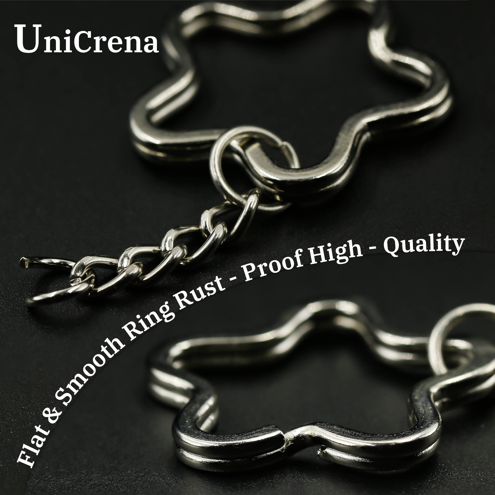 UniCrena Split Ring Keychain w - Jewelry Making Diy avis et prix