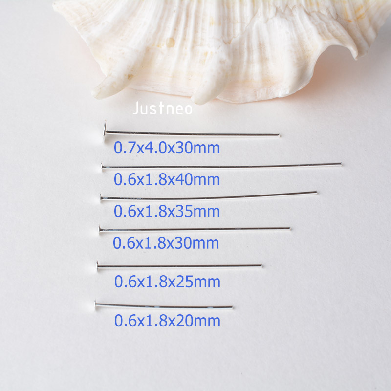 925 Sterling Silver Flat Head  - Jewelry Making Head Pins avis et prix