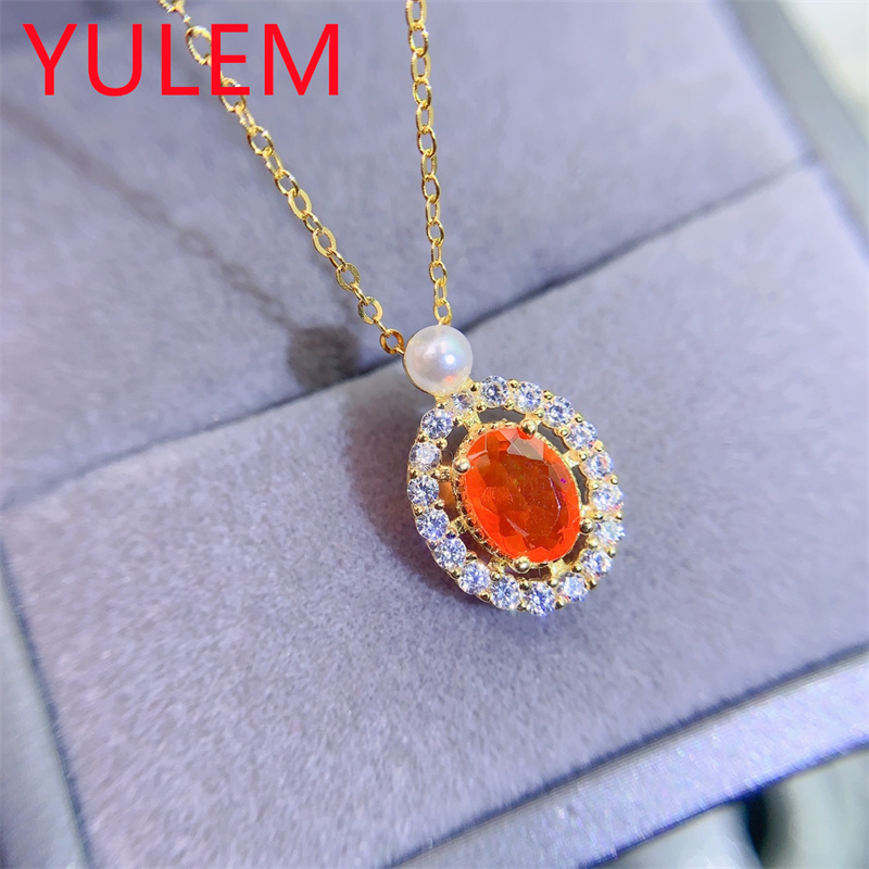 Elegant Natural Orange Opal Pe - Jewelry Making Birthday Party avis et prix