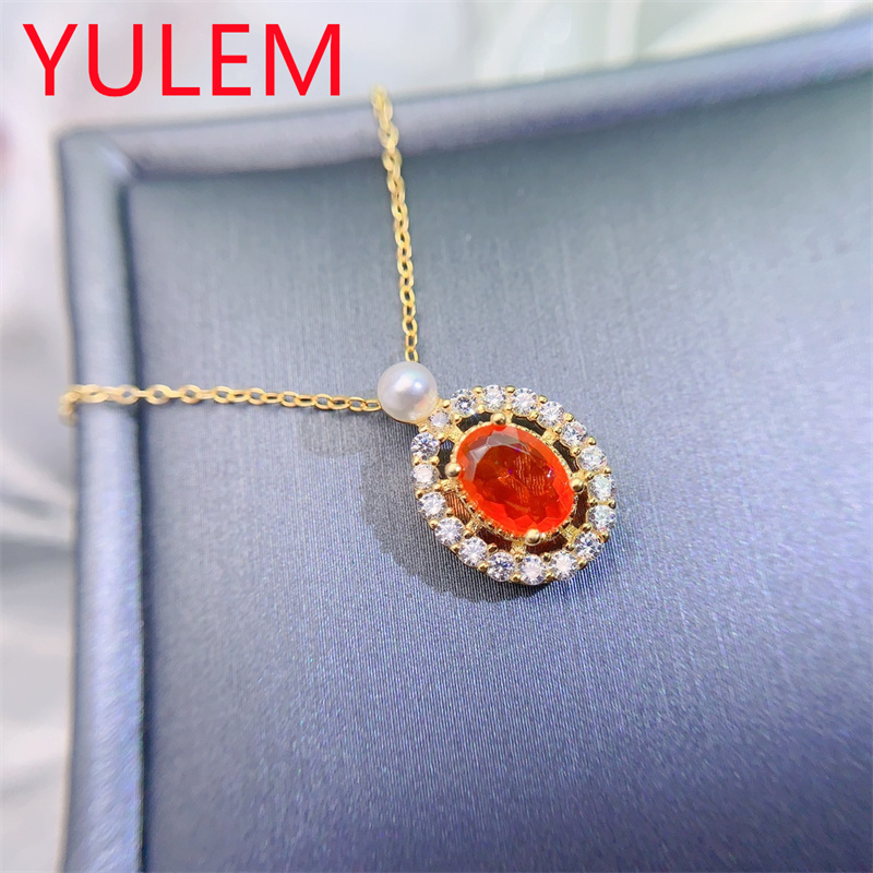 Elegant Natural Orange Opal Pe - Jewelry Making Birthday Party avis et prix