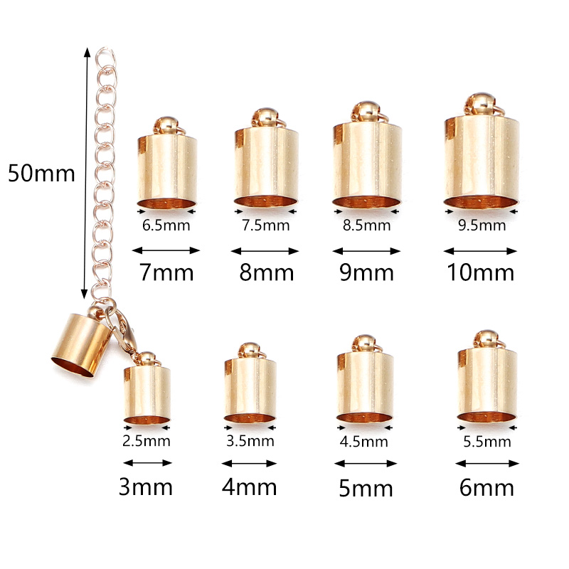 10Sets Leather Cord End Caps W - Jewelry Making Brass avis et prix