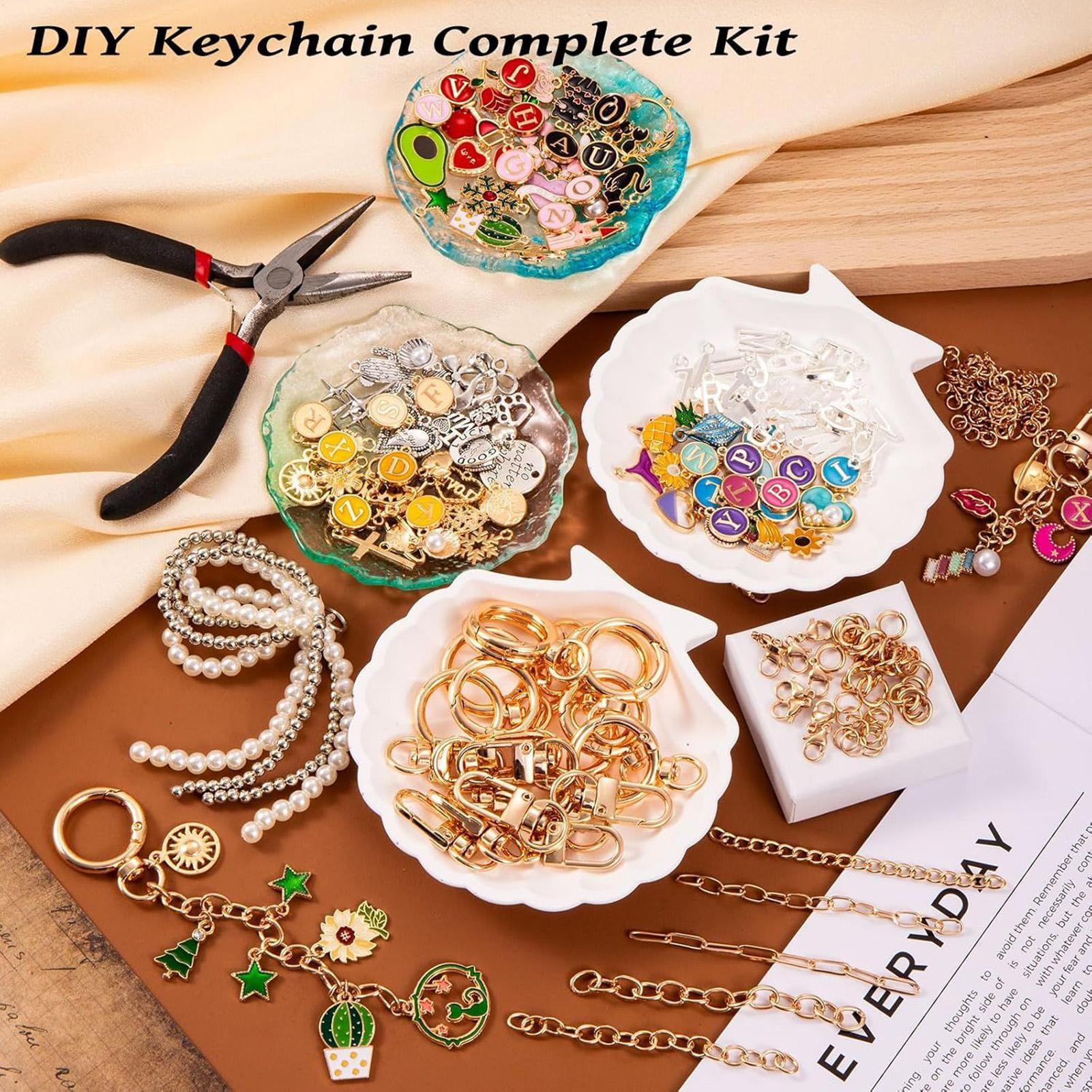325 Pieces Bag Charm Keychain  - Jewelry Making Party For Adults avis et prix