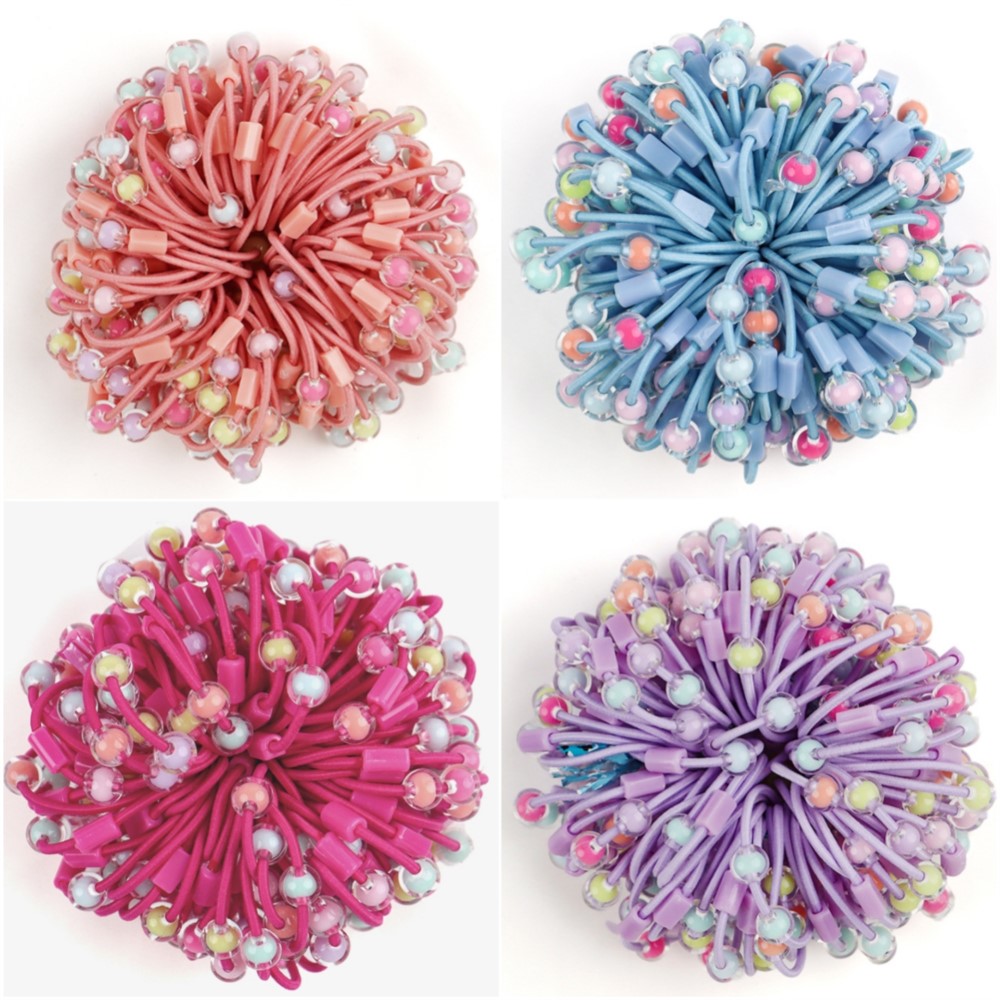 50pcs Cute Elastic Hair Ties P - Jewelry Making For Kids avis et prix
