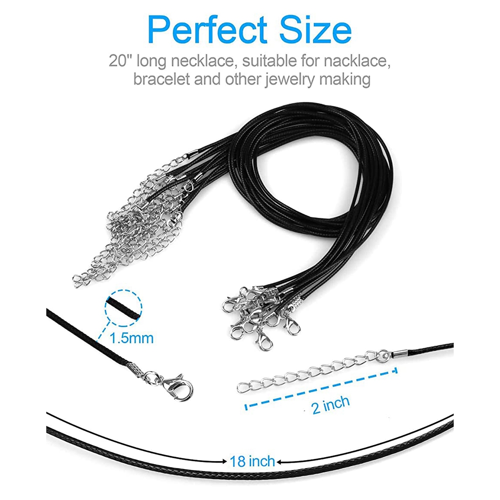ABQR 24PCS Cord Necklace, 20 i - Jewelry Making Diy avis et prix