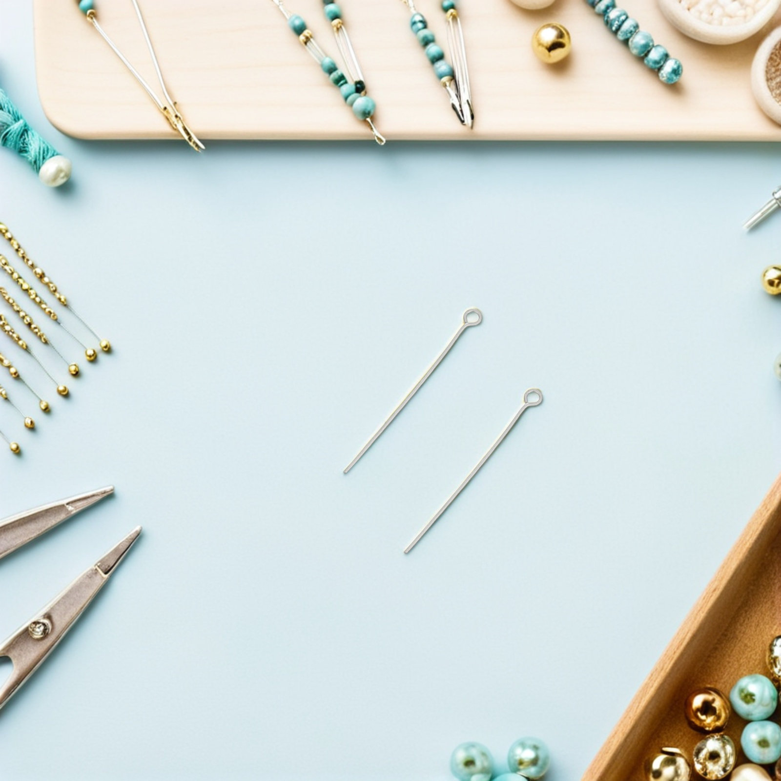 300Pcs Stainless Steel Open Ey - Jewelry Making Head Pins avis et prix
