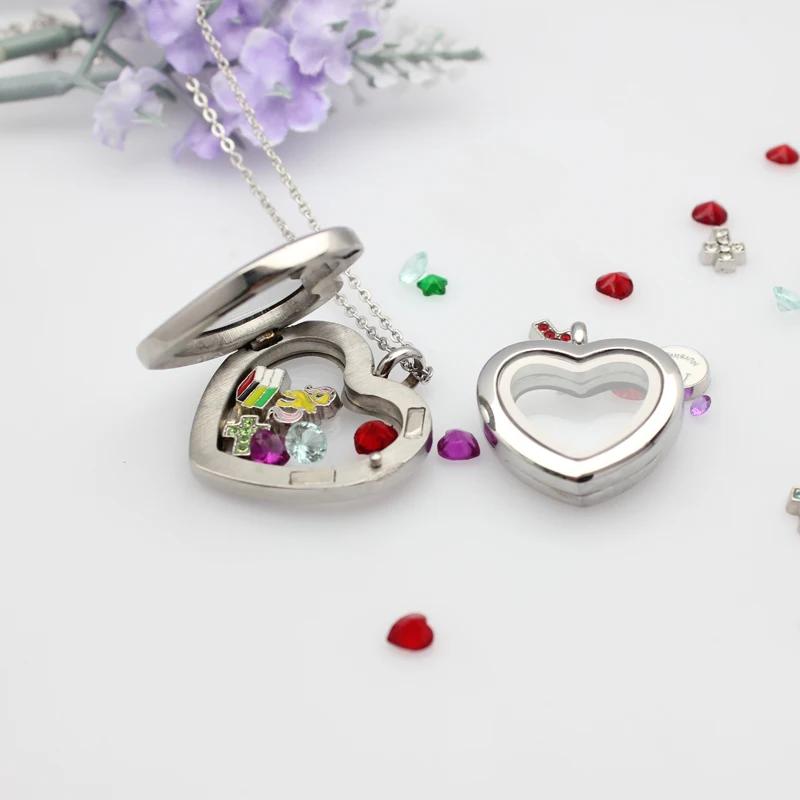 24mm 30mm heart Floating Locke - Jewelry Making Birthday Party avis et prix