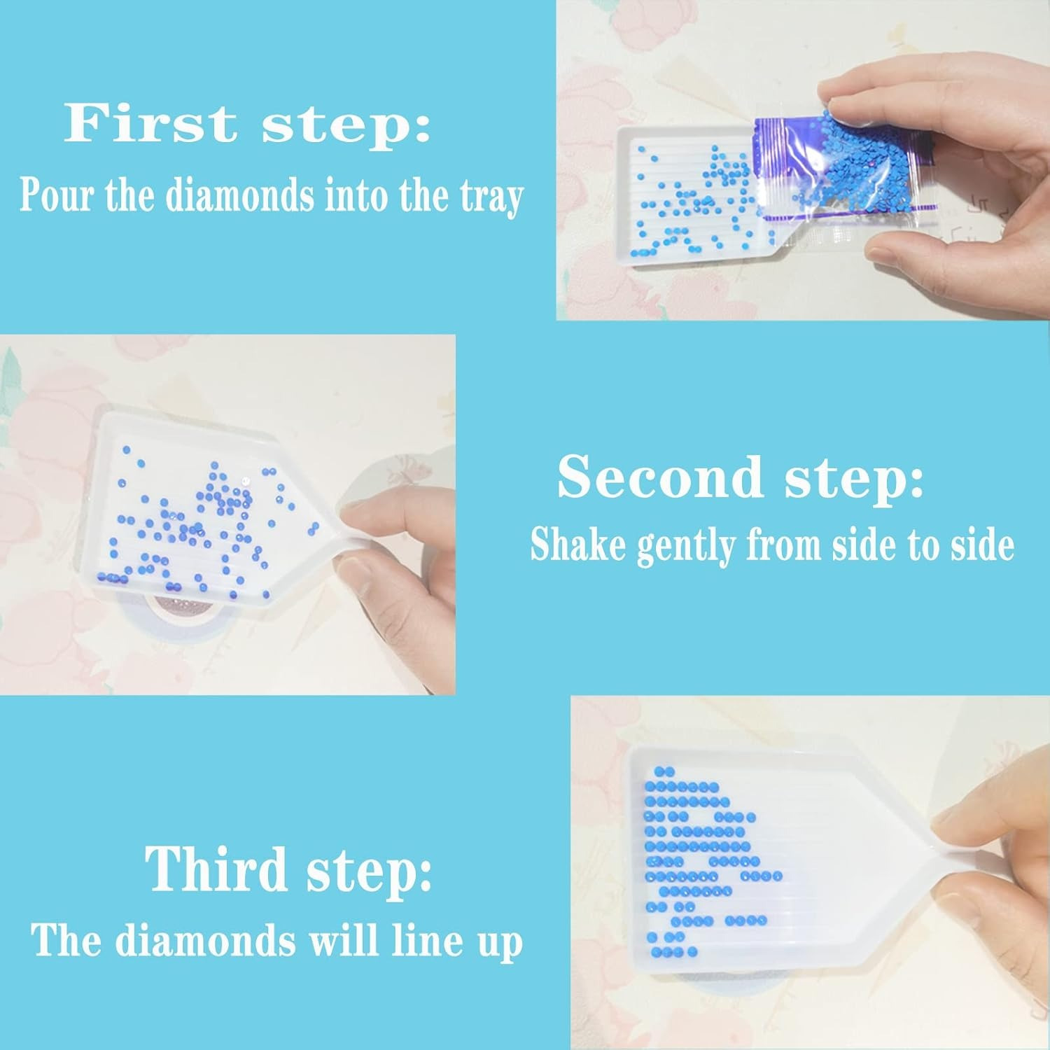 Plastic Diamond Painting Trays - Bead Organizer Tray avis et prix