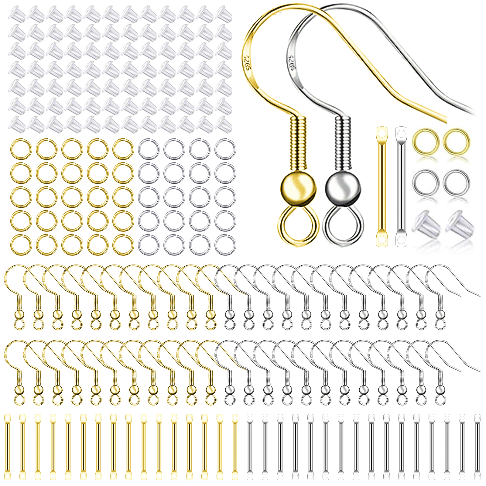 925 Silver/Gold Plated Earring - Jewelry Making A Ring avis et prix