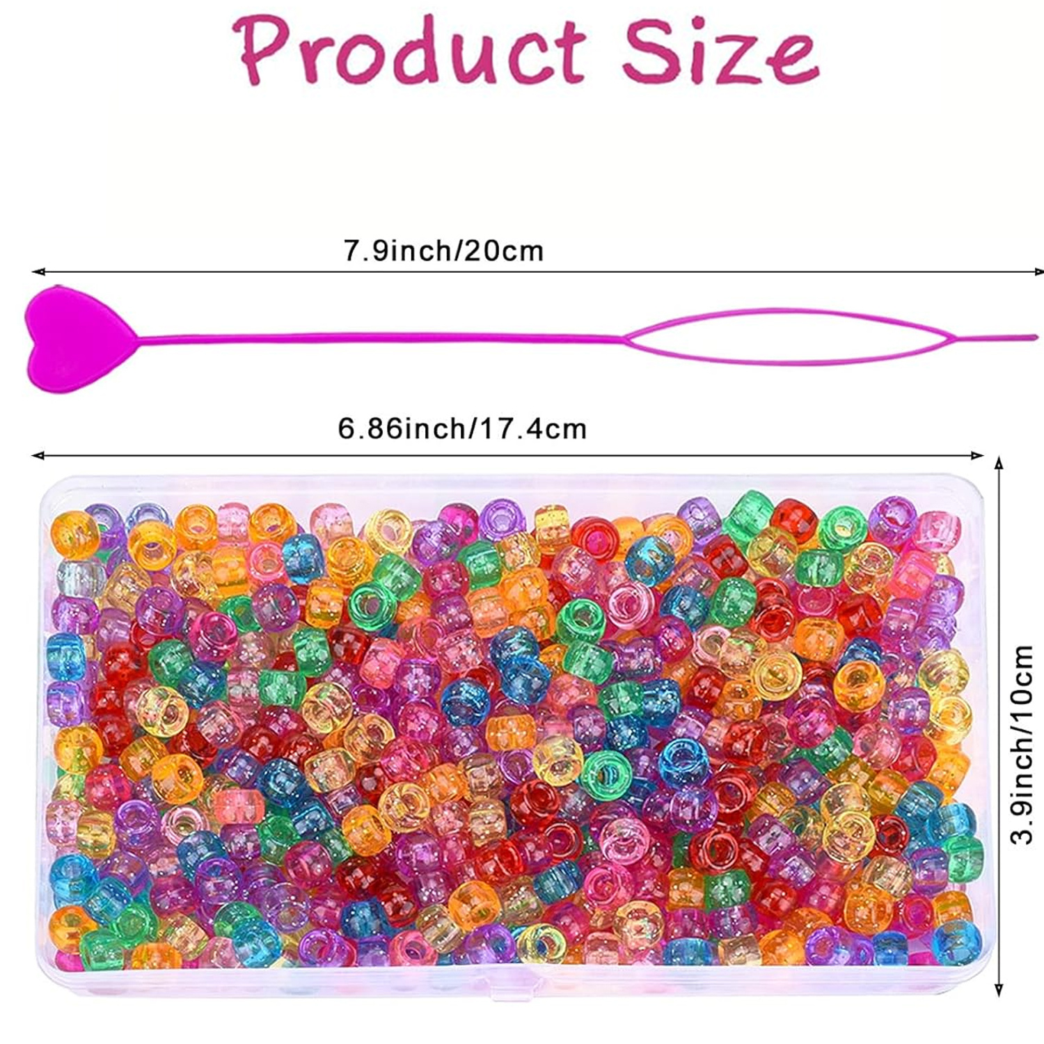 500PCS 9 × 6mm glitter small h - Jewelry Making Equipment avis et prix