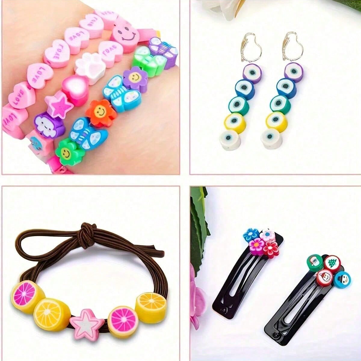 1450/1200/250pcs Polymer Clay  - Jewelry Making Birthday Party avis et prix