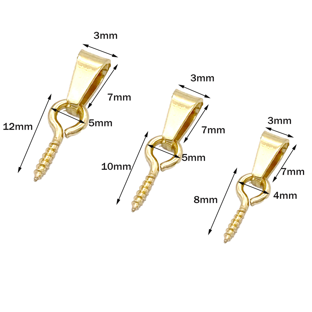 20pcs Stainless Steel Screw Ey - Jewelry Making Rivets avis et prix