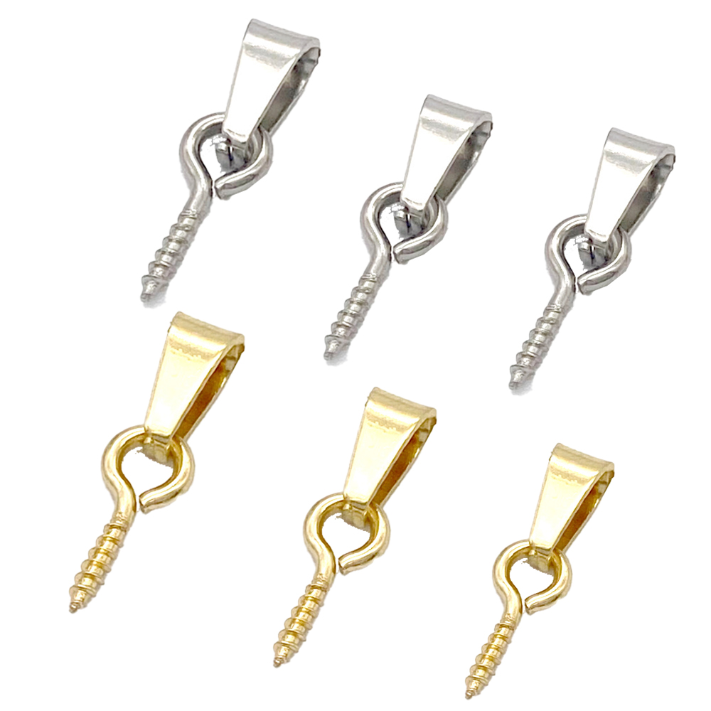20pcs Stainless Steel Screw Ey - Jewelry Making Rivets avis et prix