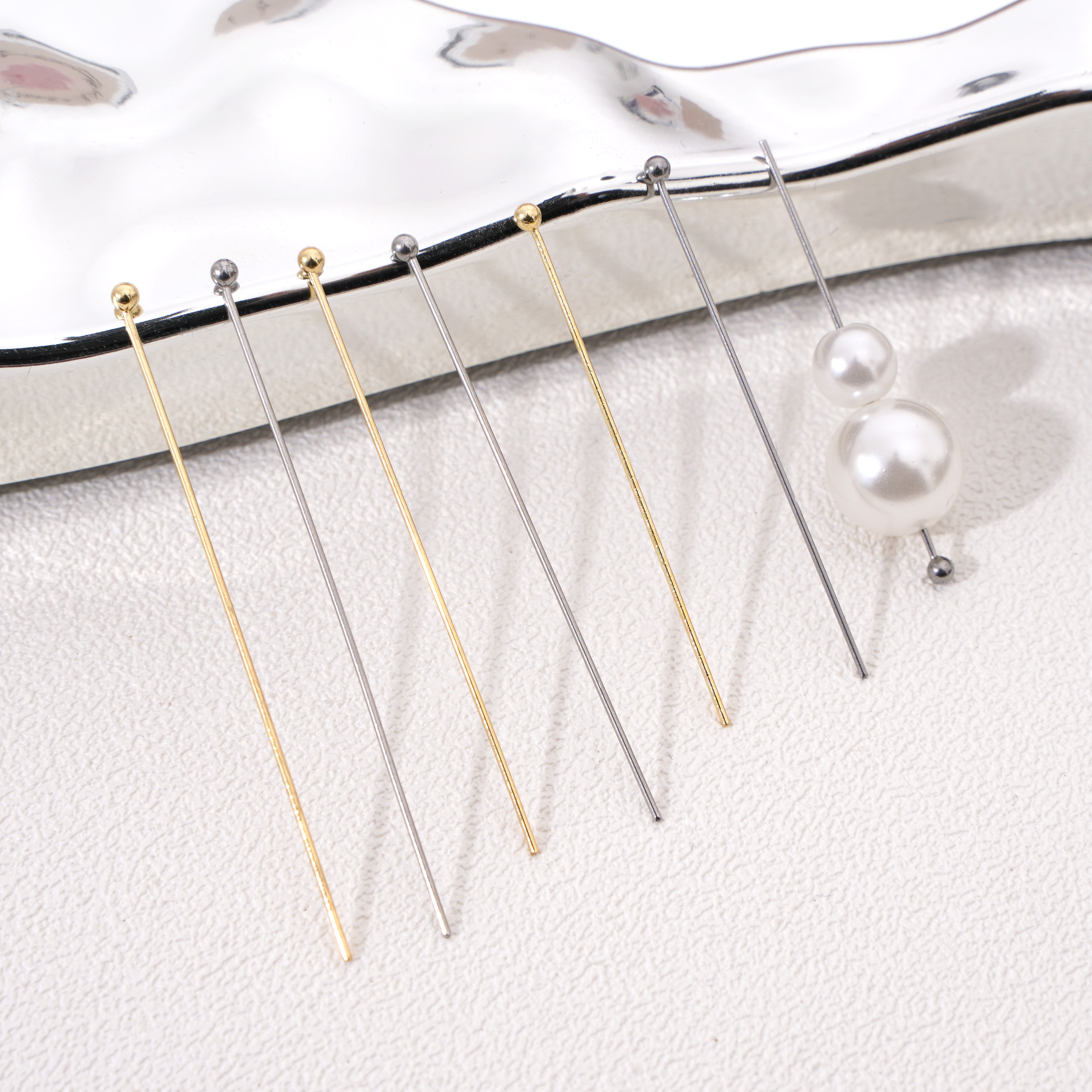 50-100Pcs 0.6mm Stainless Stee - Jewelry Making Head Pins avis et prix