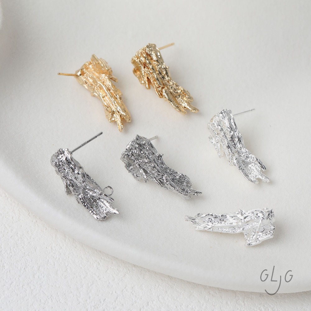 2PCS Dainty Irregular Lava Ear - Jewelry Making Head Pins avis et prix