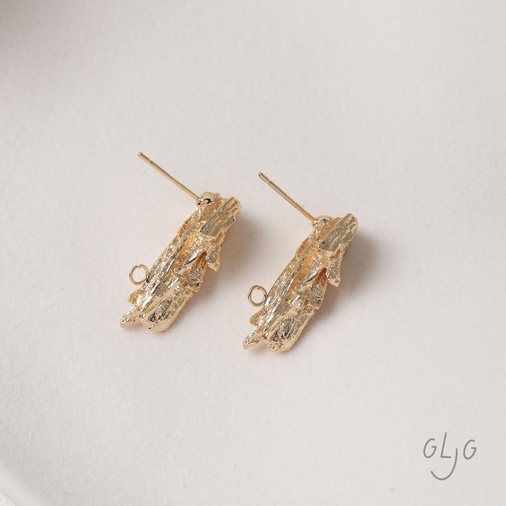 2PCS Dainty Irregular Lava Ear - Jewelry Making Head Pins avis et prix