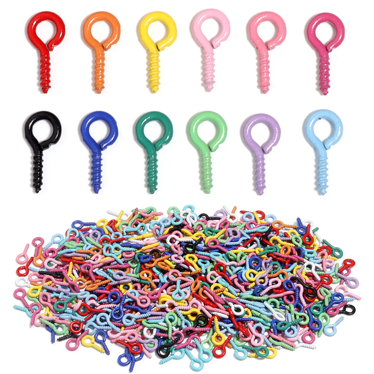 200pcs/lot Colorful Sheep Eye  - Jewelry Making Rivets avis et prix
