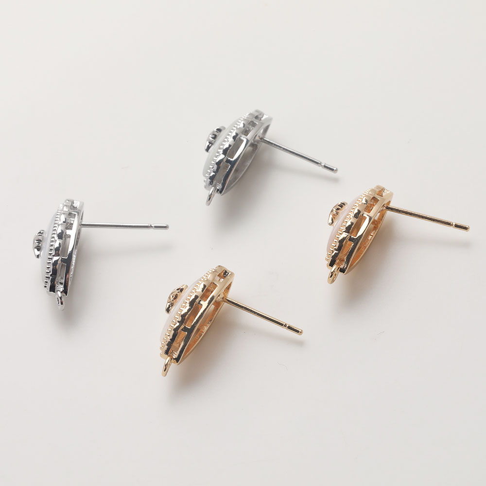 2PCS Dainty Natural Shells Ear - Jewelry Making Head Pins avis et prix