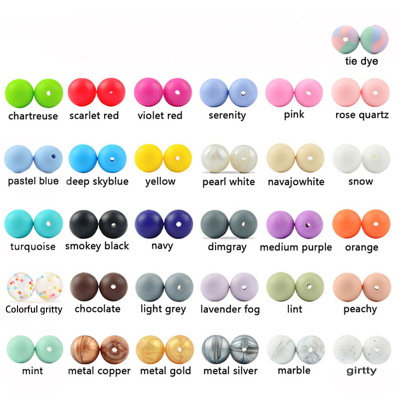 LOFCA 50pcs/lot  9mm Silicone  - Jewelry Making 3 Year Old avis et prix
