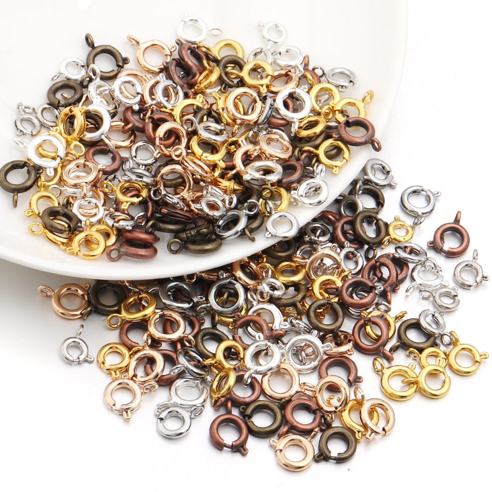 10Pcs Circle Spring Buttonr Co - Jewelry Making A Ring avis et prix