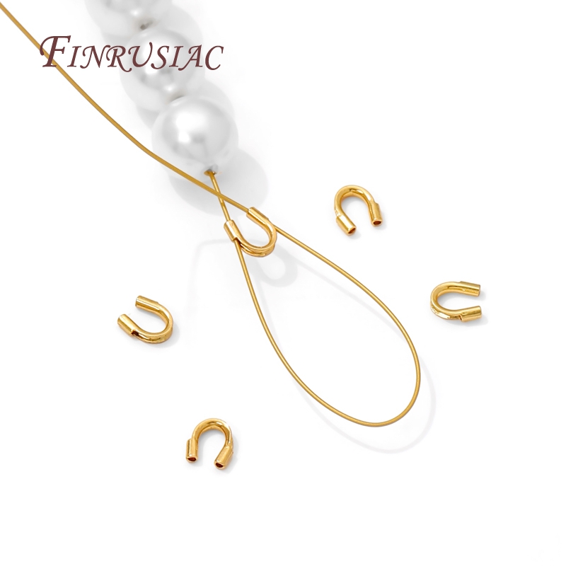 18K Gold Plated Protective End - Jewelry Making Yarn avis et prix