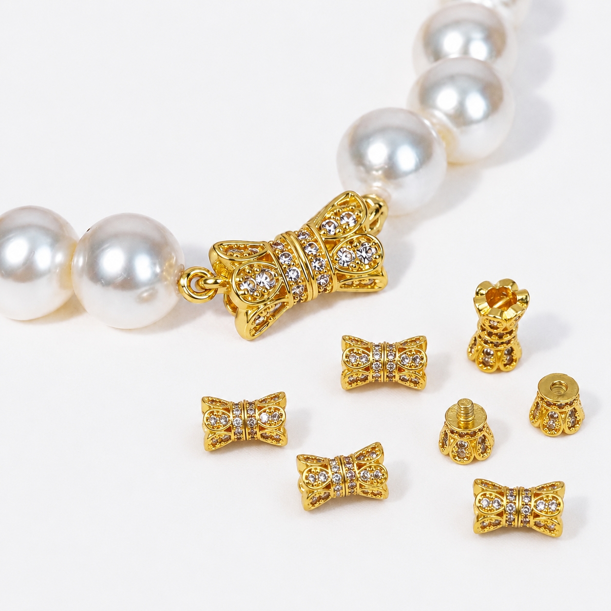 2pcs 18K Gold Plated Cubic Zir - Jewelry Making Diy avis et prix