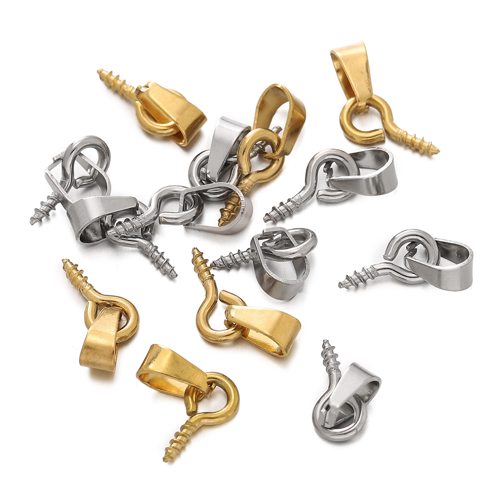 20pcs Stainless Steel Screw Ey - Jewelry Making Rivets avis et prix