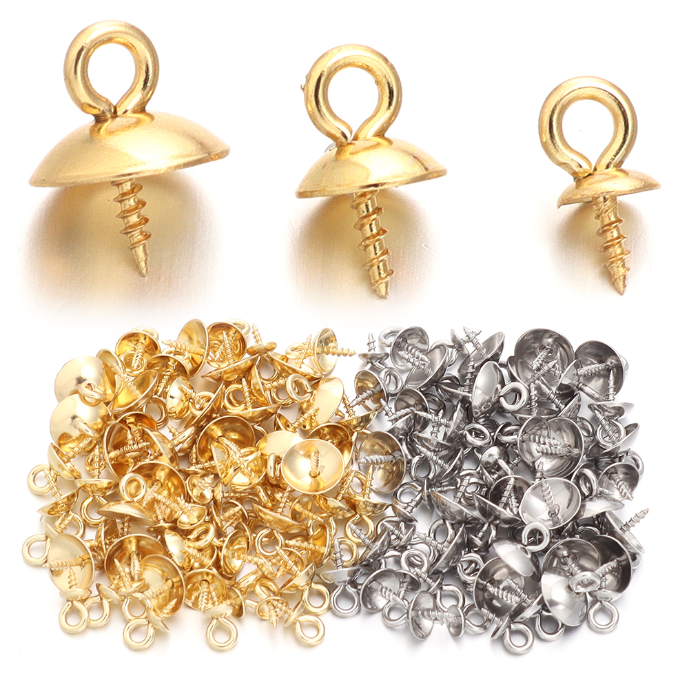 20pcs Stainless Steel Screw Ey - Jewelry Making Rivets avis et prix