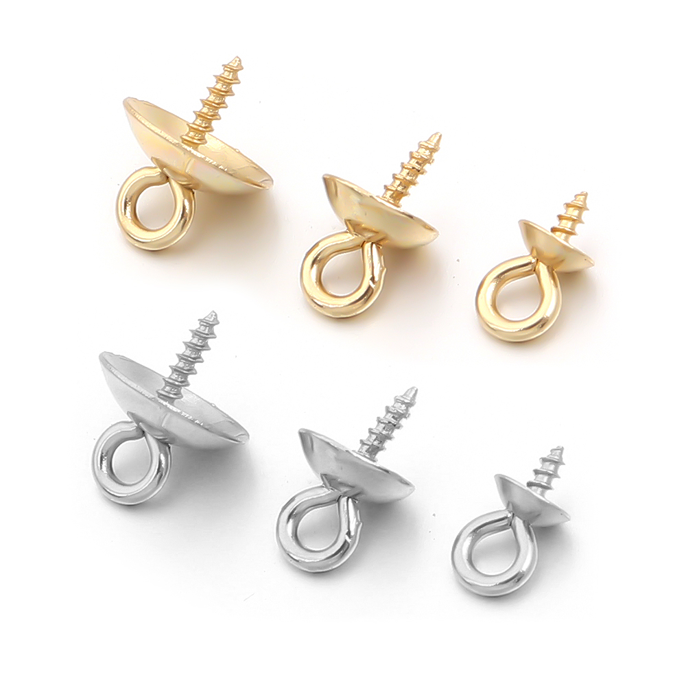 20pcs Stainless Steel Screw Ey - Jewelry Making Rivets avis et prix