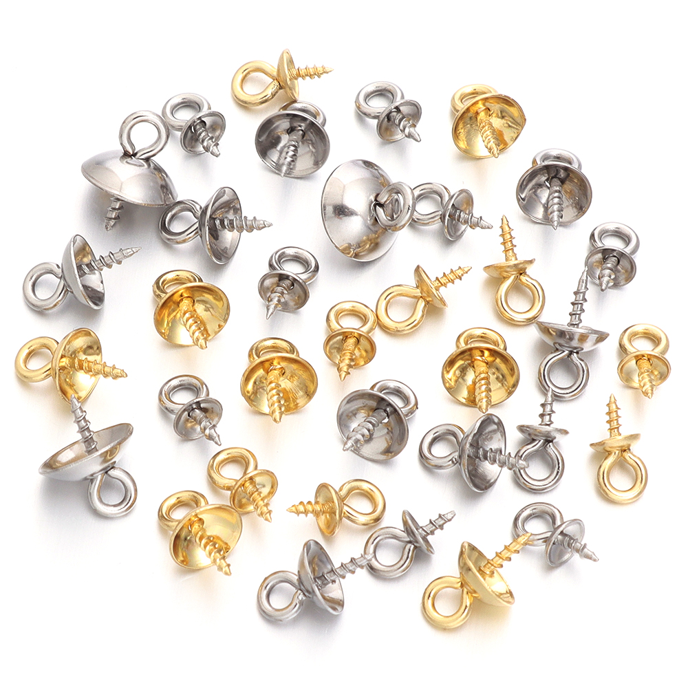 20pcs Stainless Steel Screw Ey - Jewelry Making Rivets avis et prix