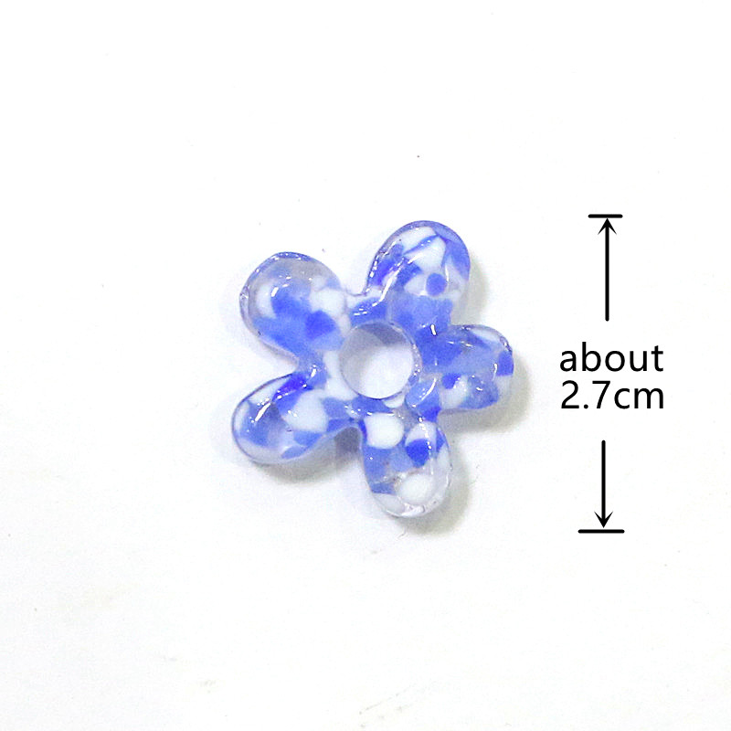 6pcs New Lovely Mini Glass Flo - Jewelry Making Birthday Party avis et prix