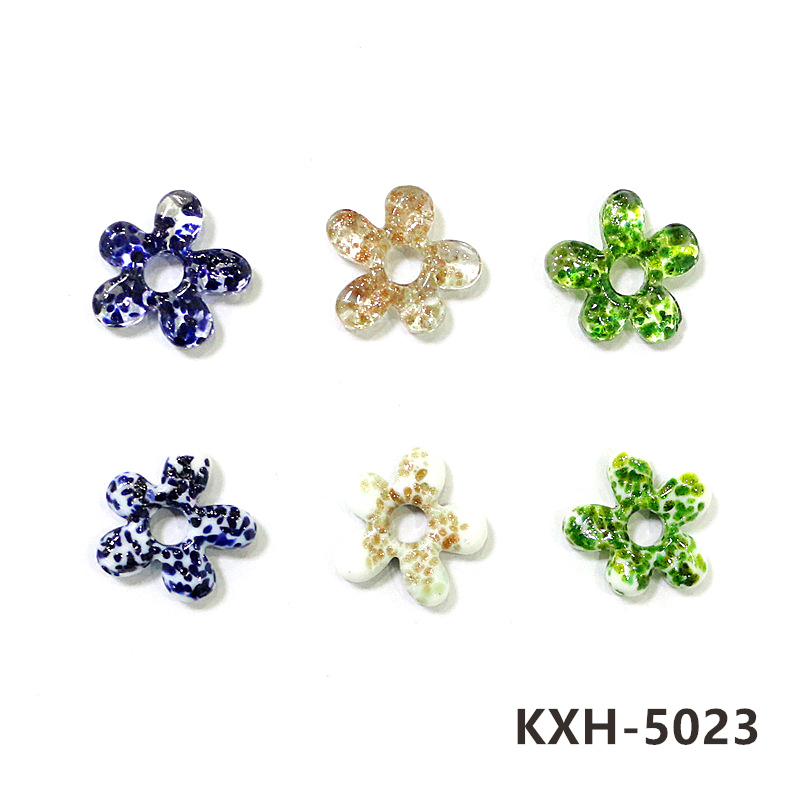 6pcs New Lovely Mini Glass Flo - Jewelry Making Birthday Party avis et prix