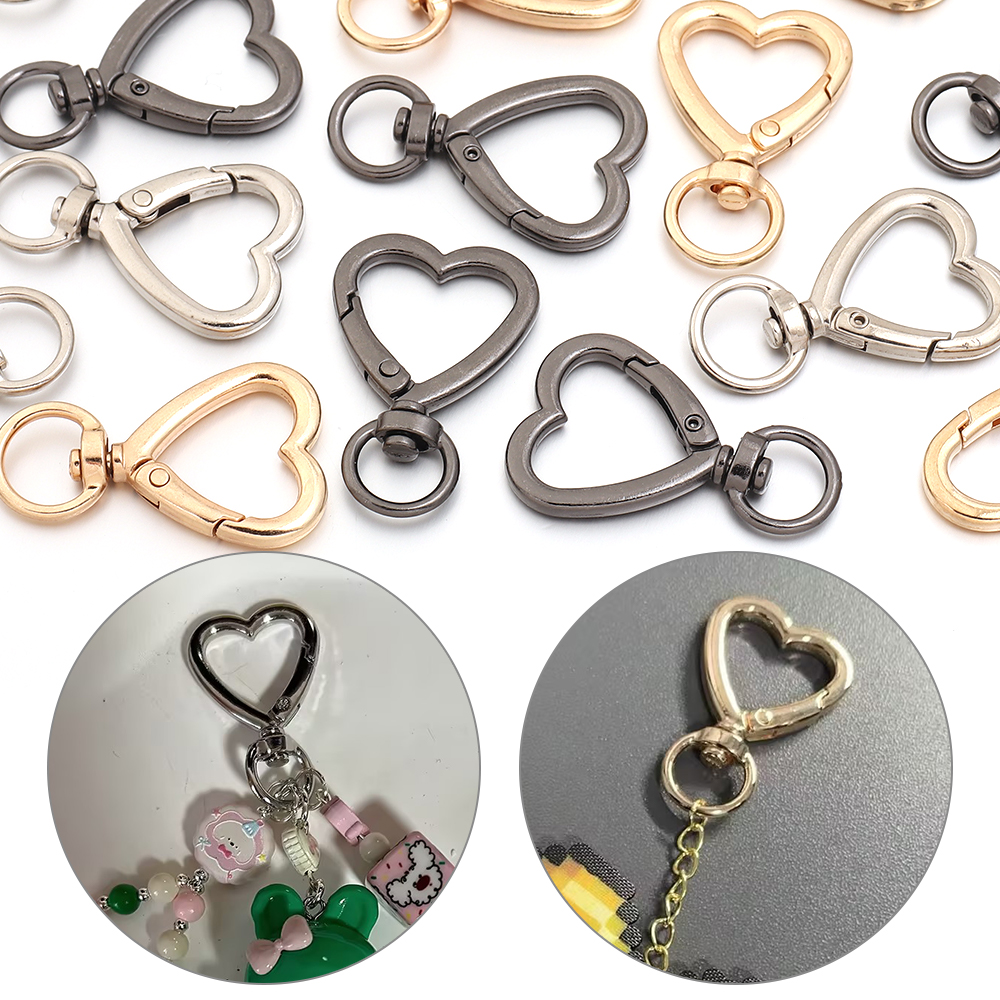5-10pcs Alloy Heart Lobster Cl - Jewelry Making A Ring avis et prix