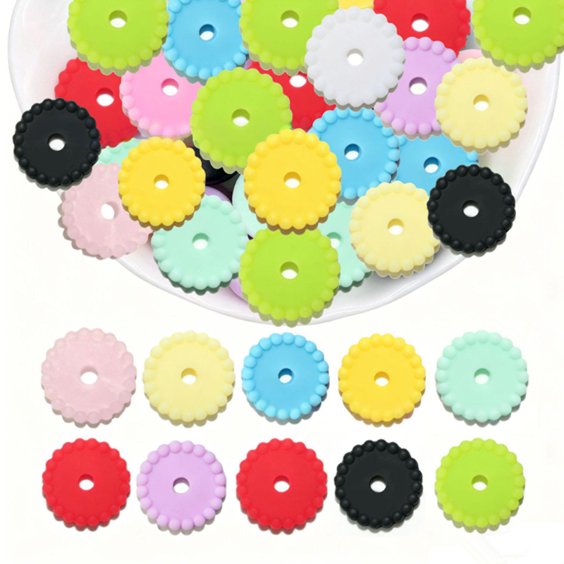 100pcs Gasket Silicone Beads 1 - Jewelry Making 3 Year Old avis et prix