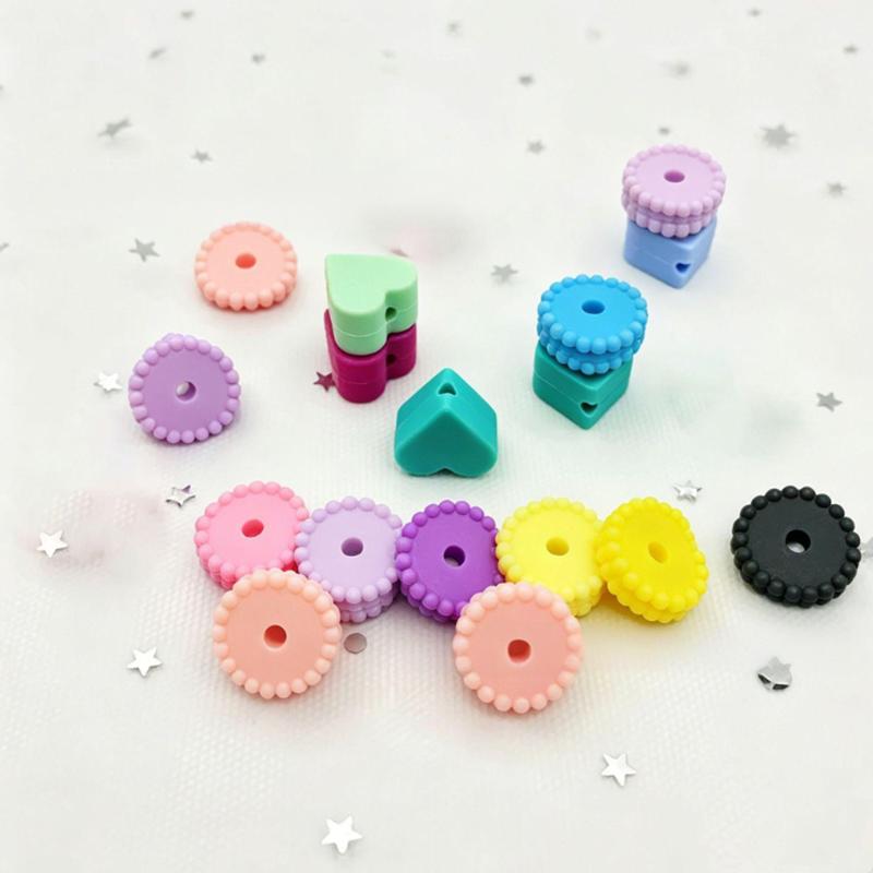 100pcs Gasket Silicone Beads 1 - Jewelry Making 3 Year Old avis et prix