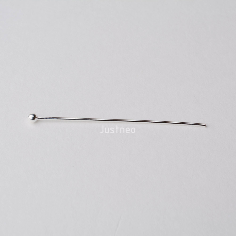 925 Sterling Silver Ball Head  - Jewelry Making Head Pins avis et prix