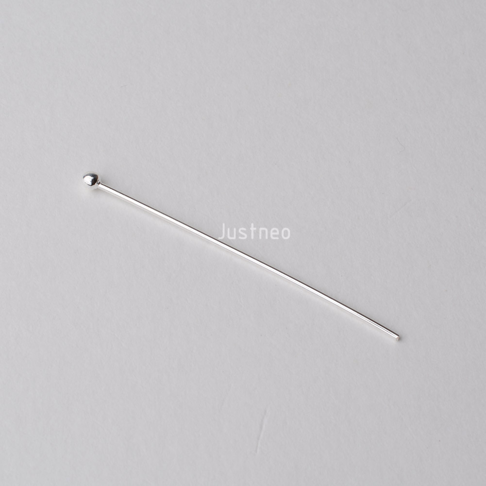 925 Sterling Silver Ball Head  - Jewelry Making Head Pins avis et prix