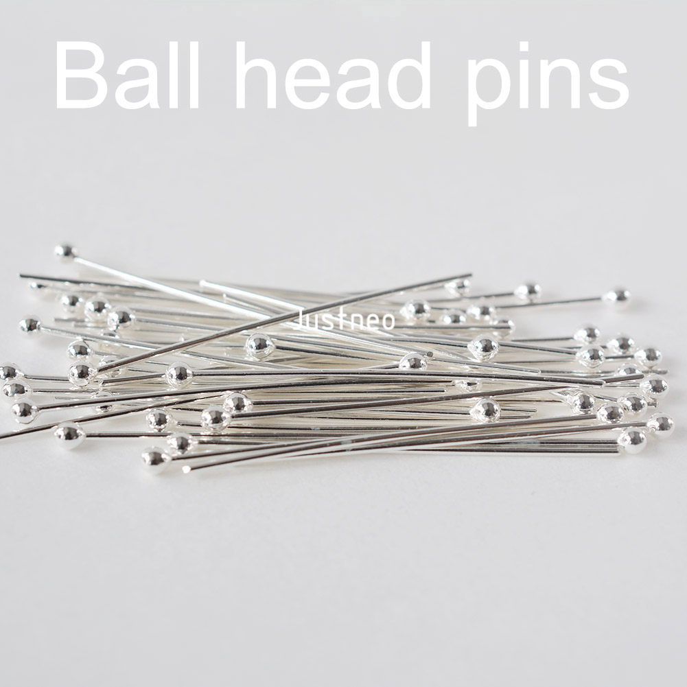 925 Sterling Silver Ball Head  - Jewelry Making Head Pins avis et prix