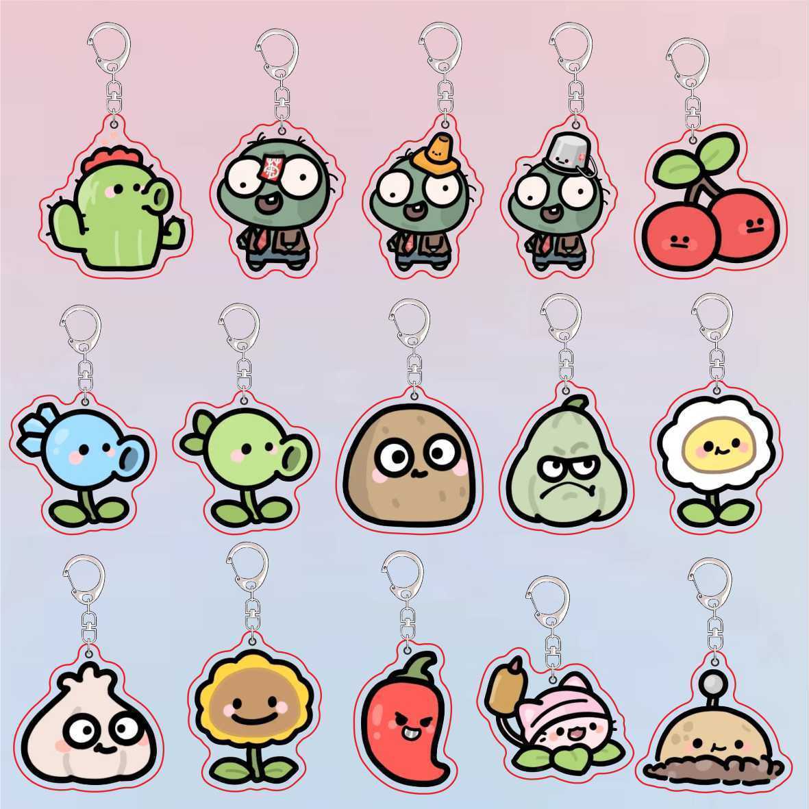Plants Vs Zombies Acrylic Cute - Jewelry Making Diy avis et prix