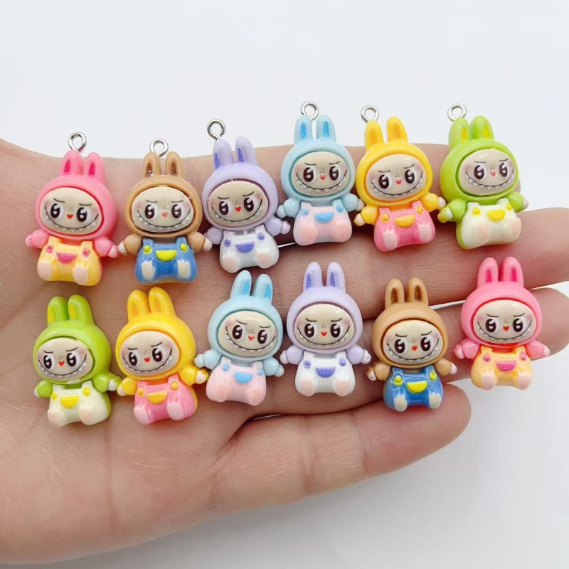 10Pcs Kawaii Rabbit Strawberry - Jewelry Making Diy avis et prix