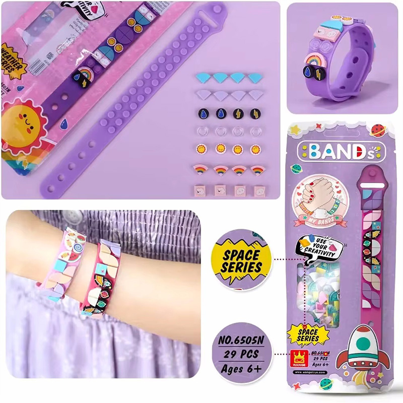 6Pcs/set Kids Building Blocks  - Jewelry Making For Kids avis et prix