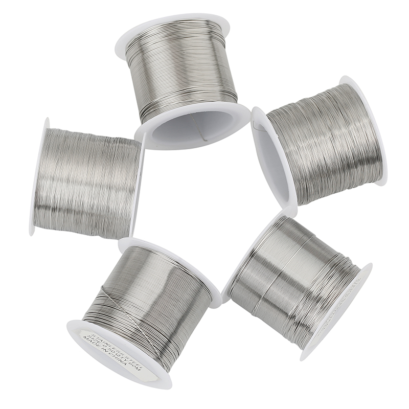 1roll Stainless Steel 0.2 0.3  - Jewelry Making Yarn avis et prix