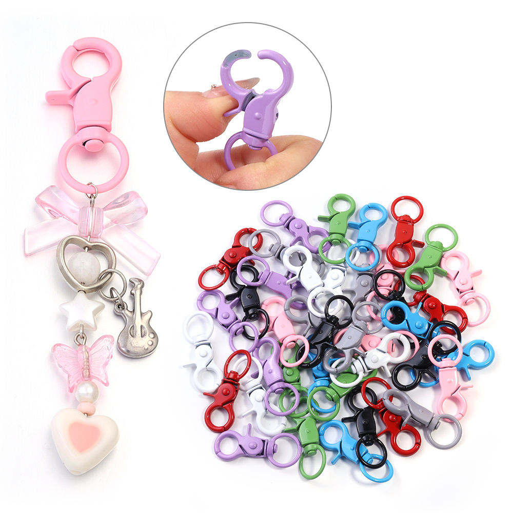 5Pcs/Lot Colorful Swivel Lobst - Jewelry Making A Ring avis et prix