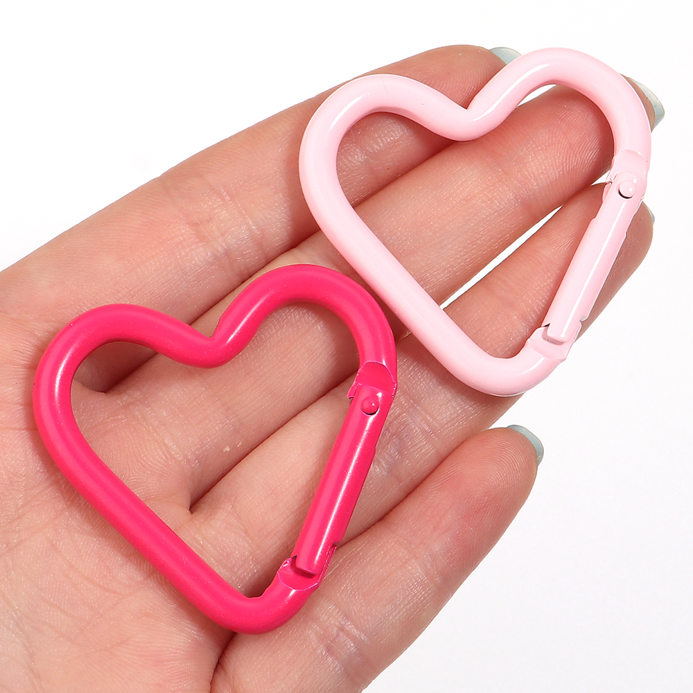 5pcs Colorful Heart-shaped Alu - Jewelry Making A Ring avis et prix