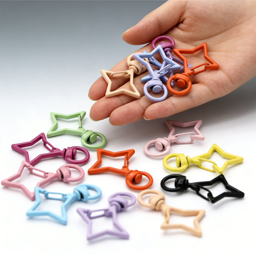5pcs 38x26mm Colorful Star Rho - Jewelry Making A Ring avis et prix
