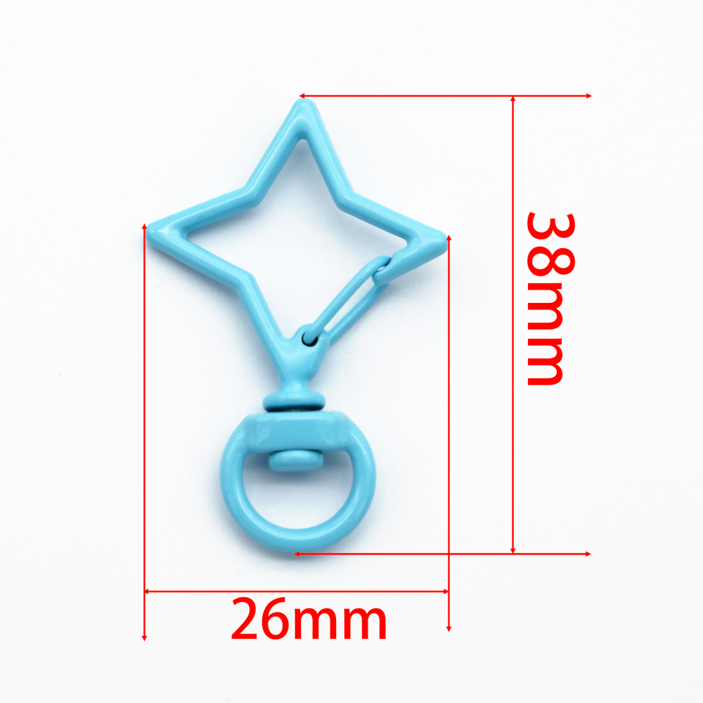 5pcs 38x26mm Colorful Star Rho - Jewelry Making A Ring avis et prix