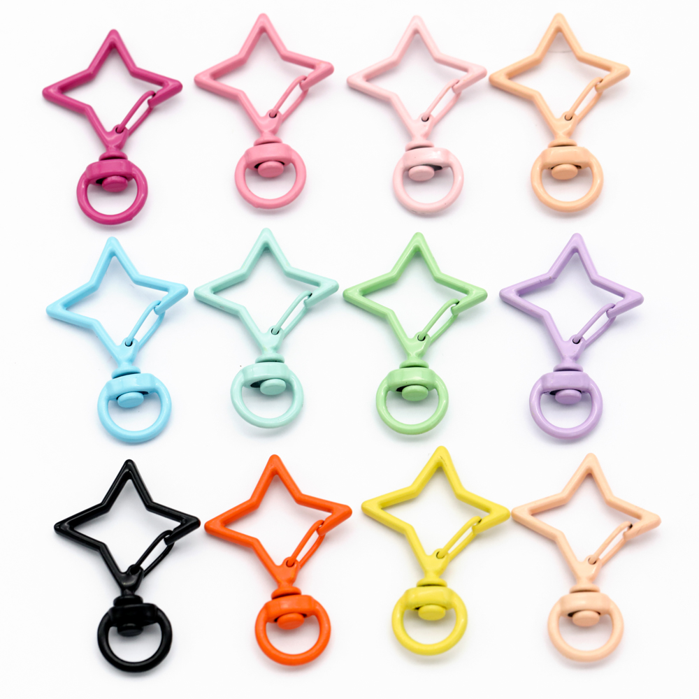 5pcs 38x26mm Colorful Star Rho - Jewelry Making A Ring avis et prix