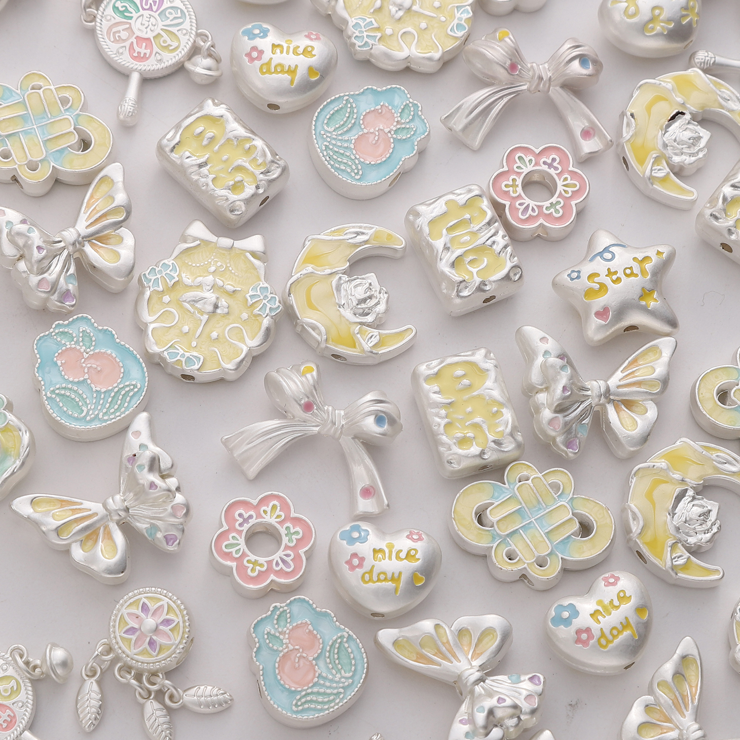 Alloy Moon Charms Beads Pendan - Jewelry Making Birthday Party avis et prix